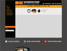 Tablet Screenshot of kinedyne.com